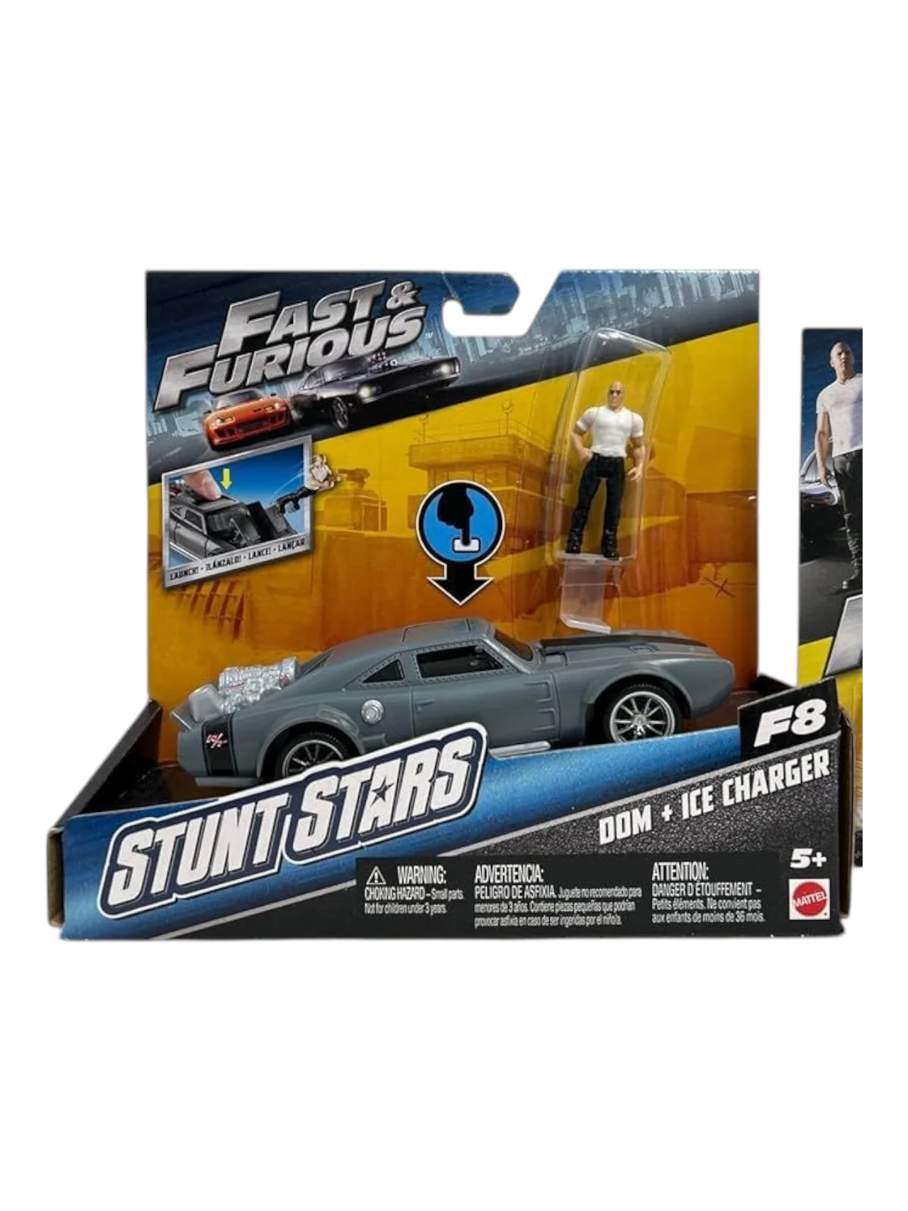 Fast & Furious 8 Stunt Stars Dom + Ice Charger 1:32 Scale