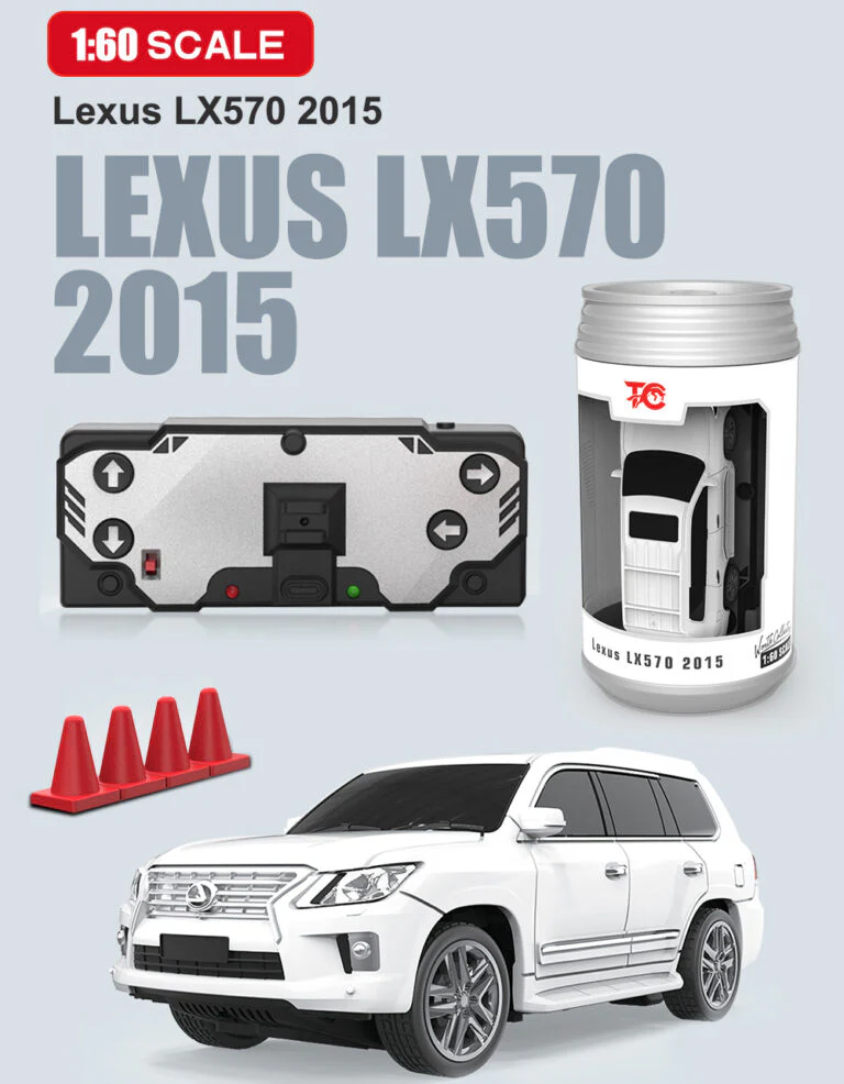 Mini RC "Toyota Lexus LX570 2015" remote control 1:60 Scale - Image 5