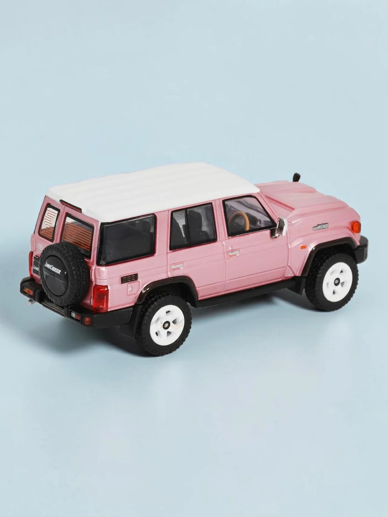 GCD Toyota Land Cruiser ( J76 ) Imported 1:64 Scale Pink Diecast Model Car - Image 4