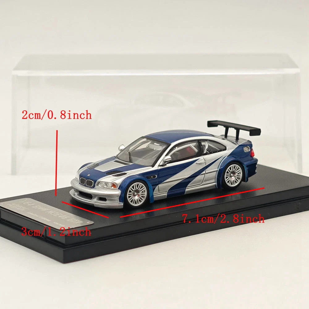 Ghost Player BMW M3 E46 GTR Imported 1:64 Scale - Image 4
