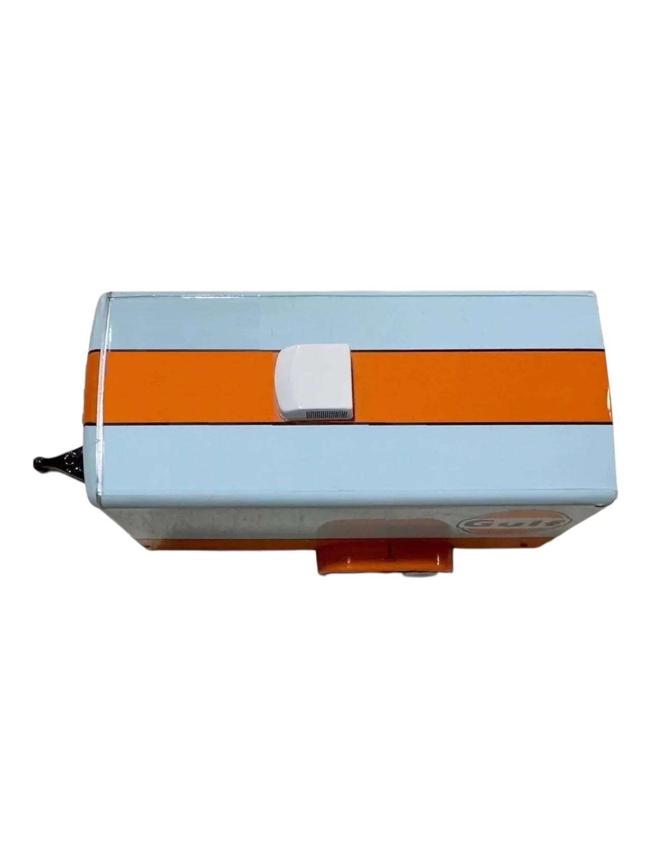 Greenlight 1972 ford club wagon & enclosed car trailer imported team transport 1:64 Scale - Image 8
