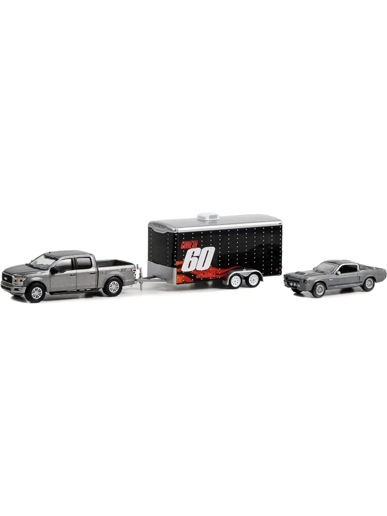Greenlight 2020 ford F-150 XL . 1967 Ford Mustang "Eleanor" Enclosed Car Hauler - Image 2