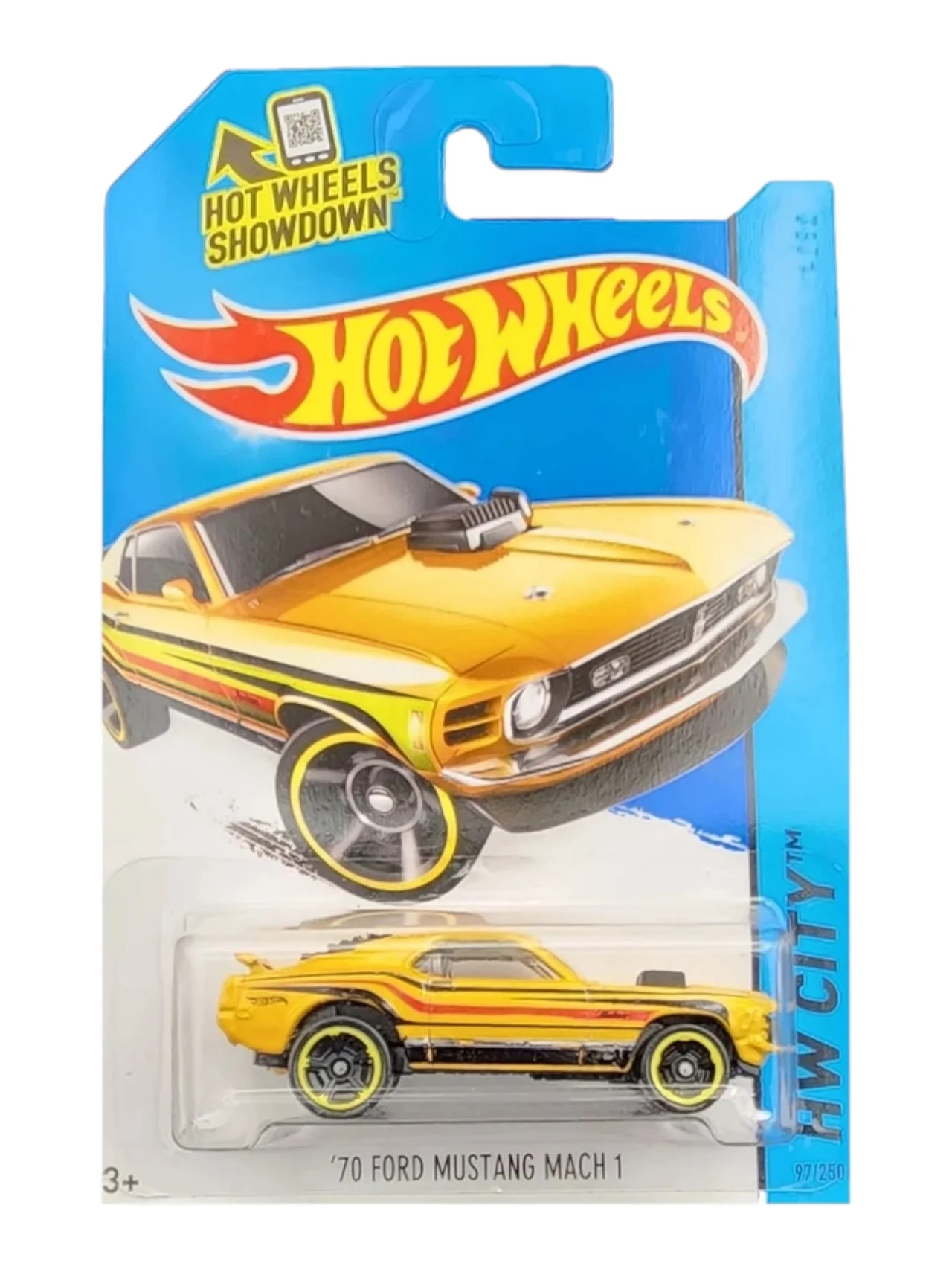 Hot Wheels 70 ford mustang mach 1 imported mainline 1/64 Scale - Image 2