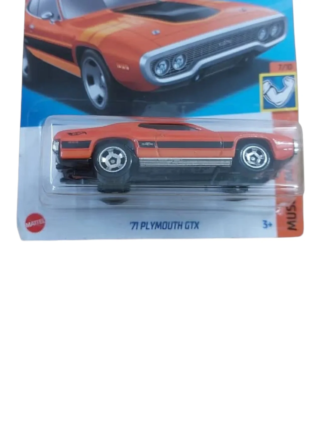 Hot Wheels '71 Plymouth GTX imported mainline 1:64 Scale - Image 2
