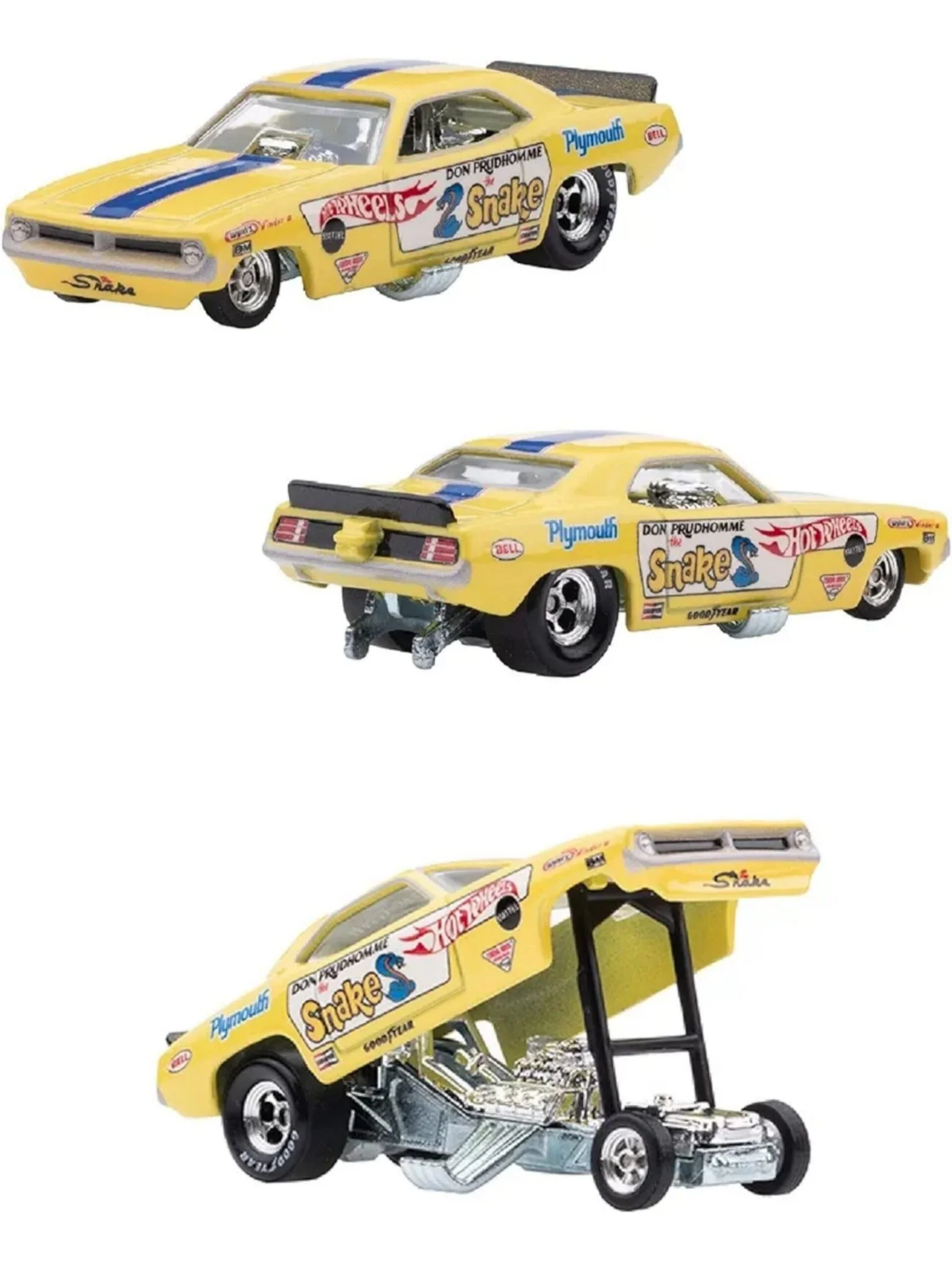 Hot Wheels 72 Playmouth Cuda FC &amp; Playmouth Duster Funny Car - Image 3