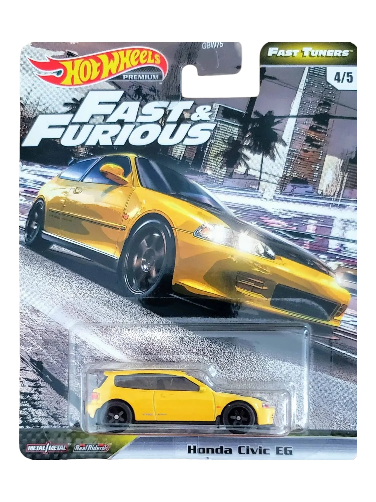 HotWheels Fast&Furious Fast Tuners Honda Civic EG Imported premium 1:64 Scale