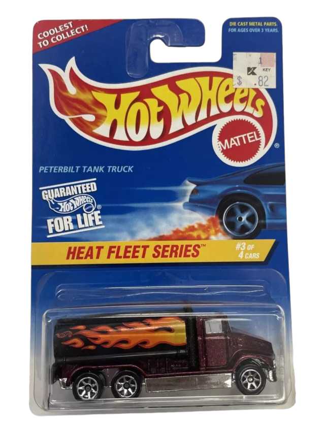 Hot Wheels Mainline Imported Heat Fleet Series. Peterbilt Tank Truck