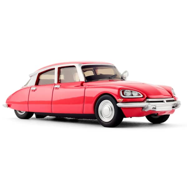 HotWheels MoMA Edition Citroën DS 23 Sedan Premium RLC Die-Cast Car with Display Case 1:64 Scale jgl48 - Image 4