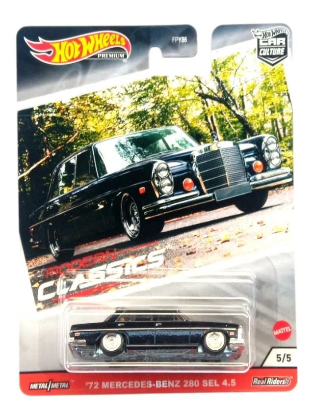 Hot Wheels Premium 72 Mercedes Benz 280 SEL 4.5