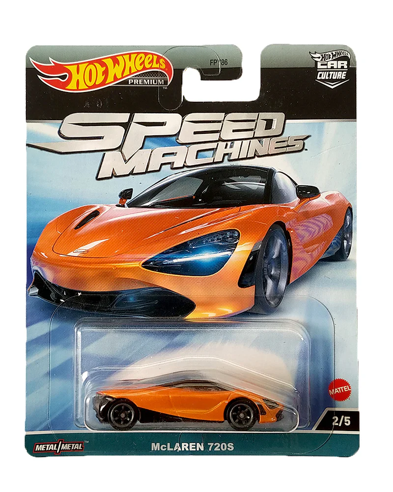 Hotwheels McLaren 720S Speed Machines Imported Premium 1:64 Scale