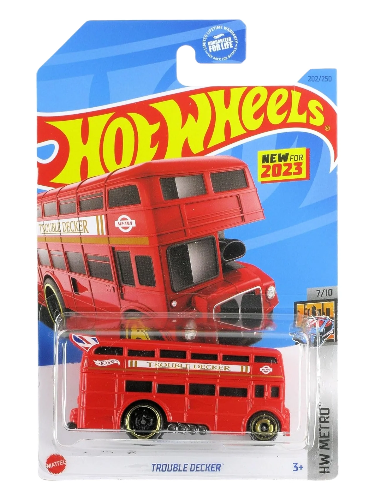 Hotwheels Trouble Decker 1:64 imported mainline 1:64 Scale
