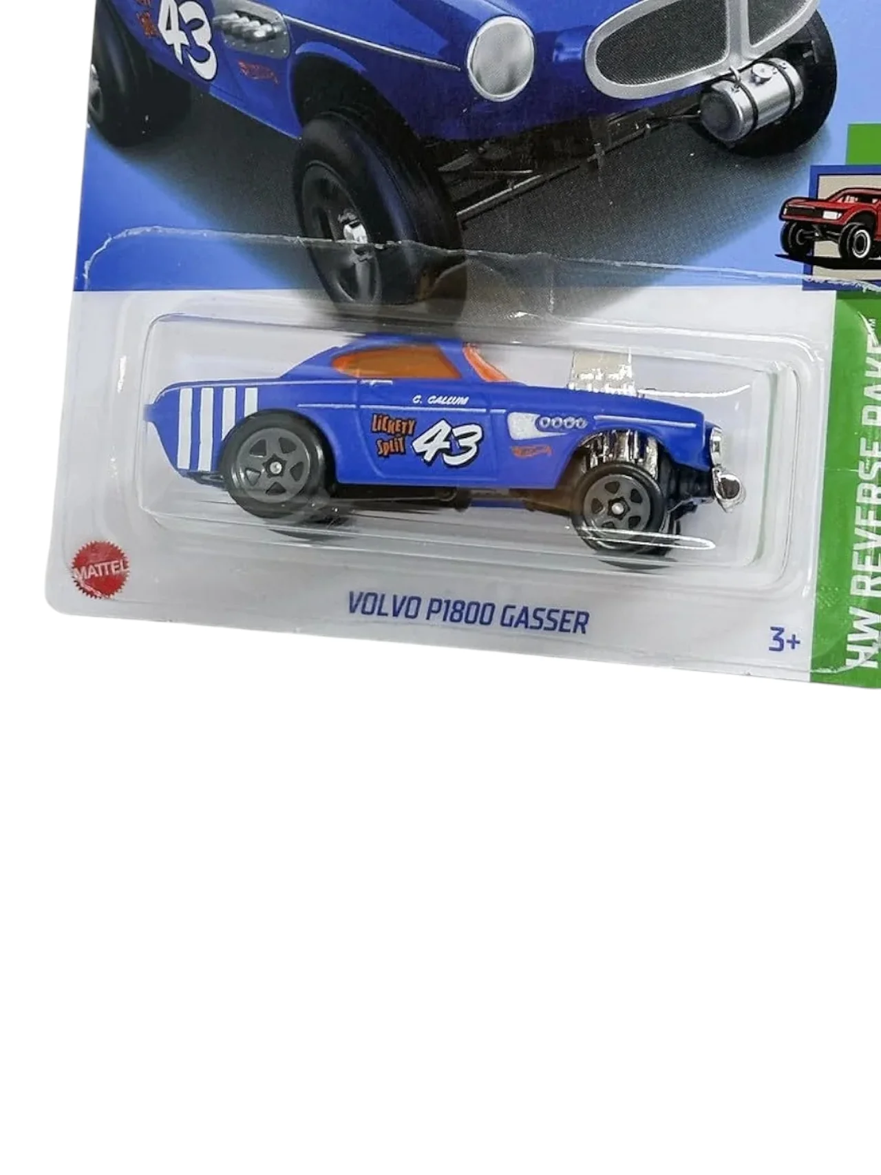 Hot wheels volvo p1800 gasser imported mainline 1:64 Scale - Image 2