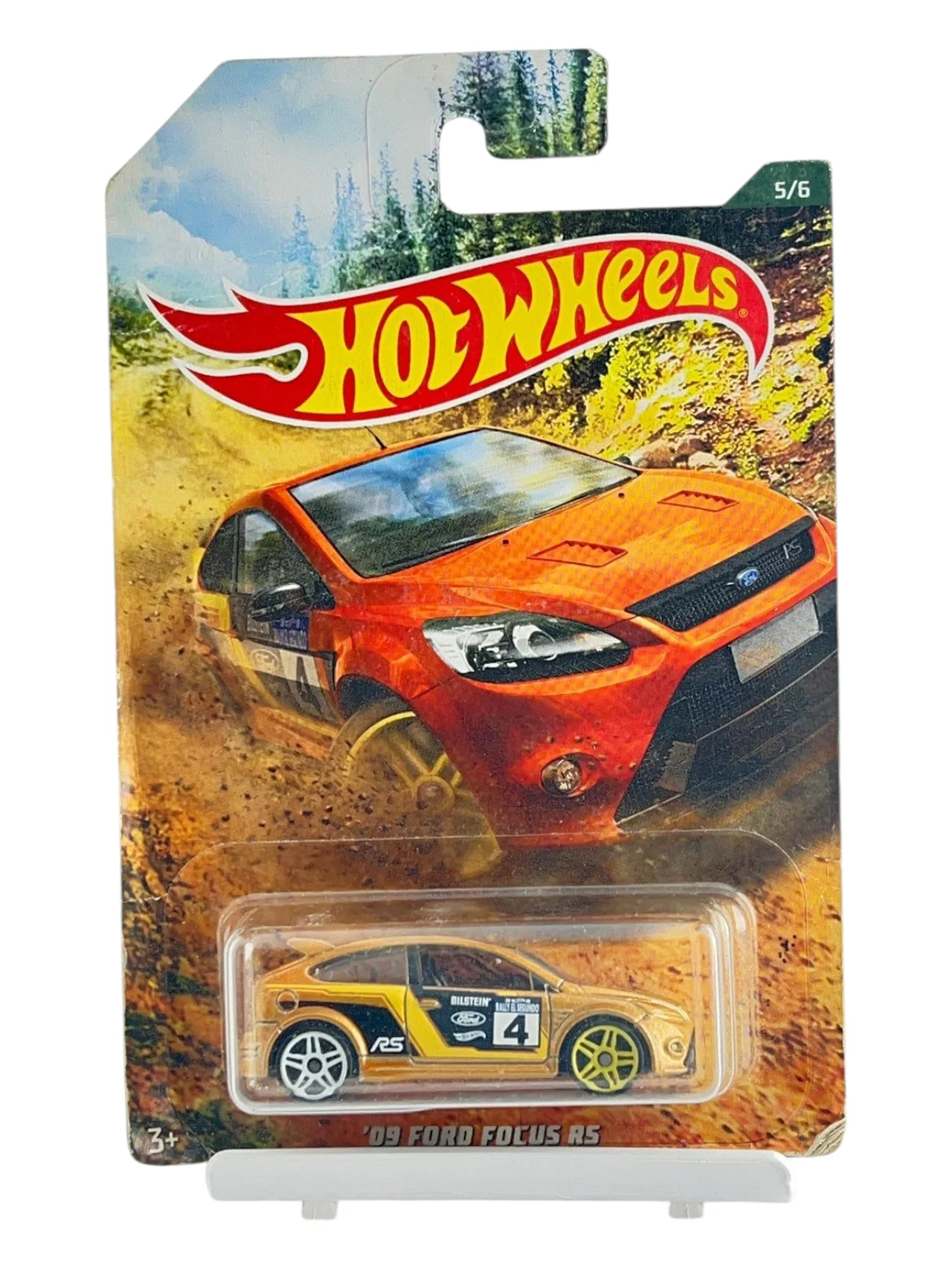 HotWheels 09 Ford Focus RS Imported Mainline Card Art 1:64 Scale FYY02-0910