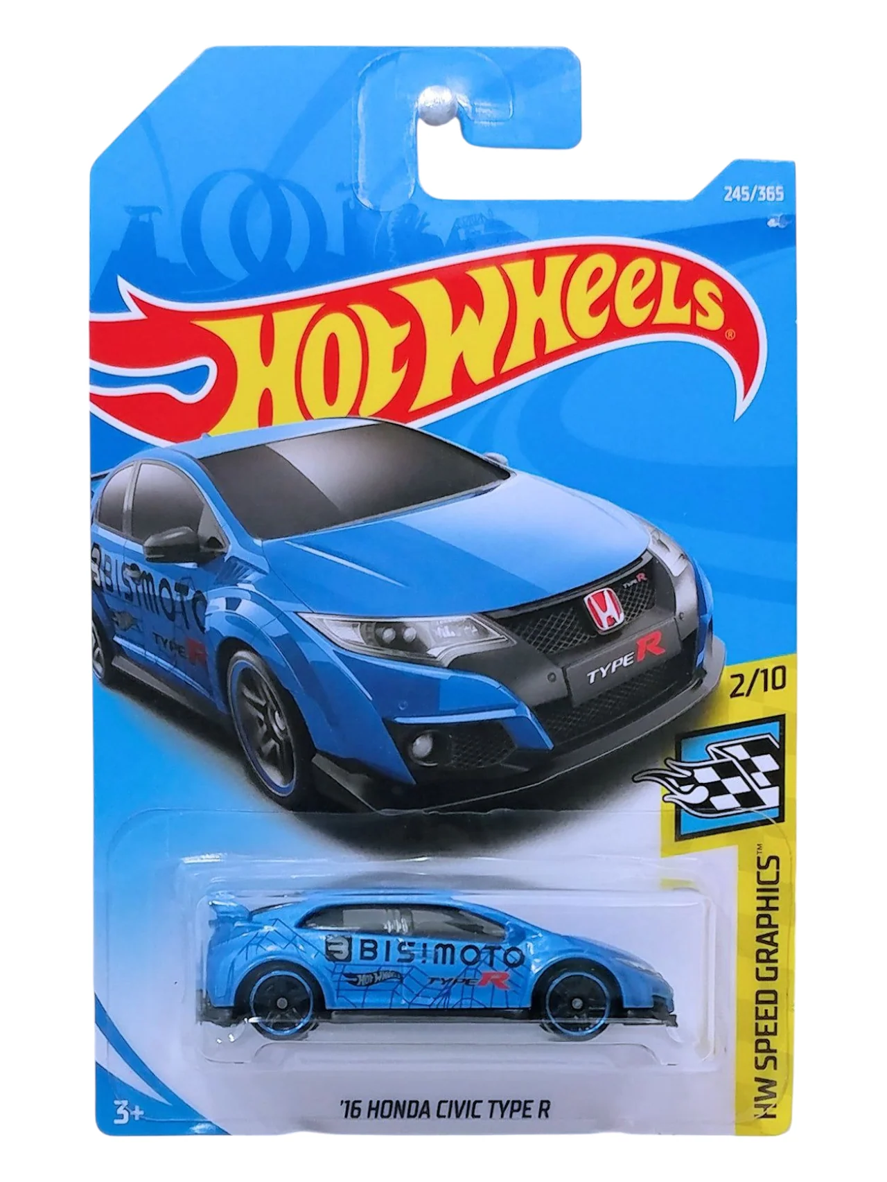 HotWheels 16 Honda Civic Type R Imported Mainline 1:64 Scale