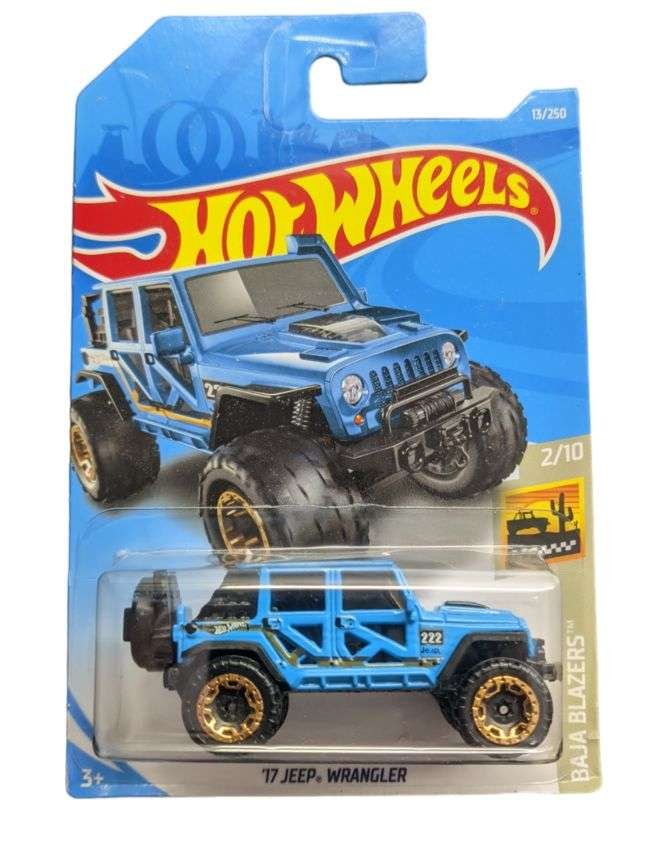 Hotwheels 17 Jeep wrangler Imported Mainline 1:64 Scale
