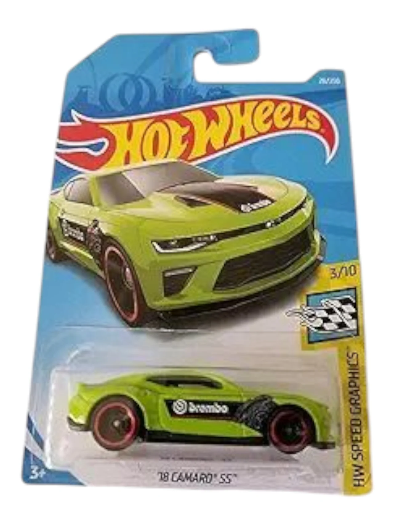 HotWheels 18 Camaro SS Imported Mainline 1:64 Scale FYD98-D7C3