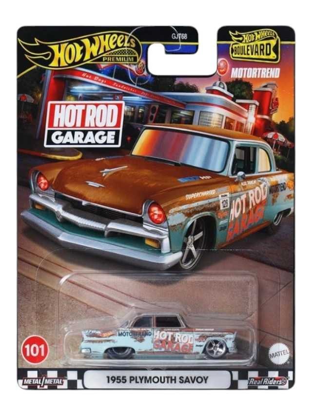 Hotwheels Hot rod garage 1955 Plymouth Savoy Imported Premium 1:64 Scale