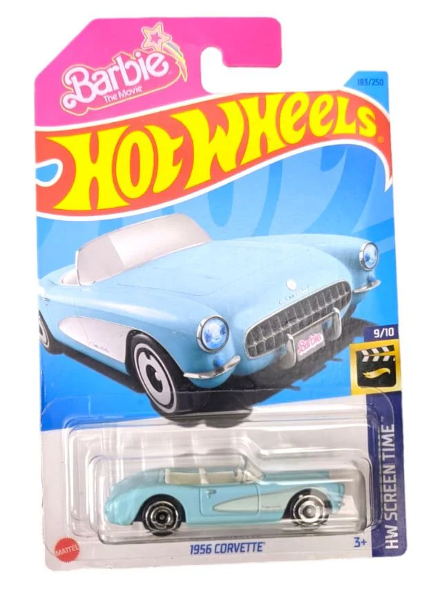 Hotwheels 1956 corvette imported mainline 1:64 scale