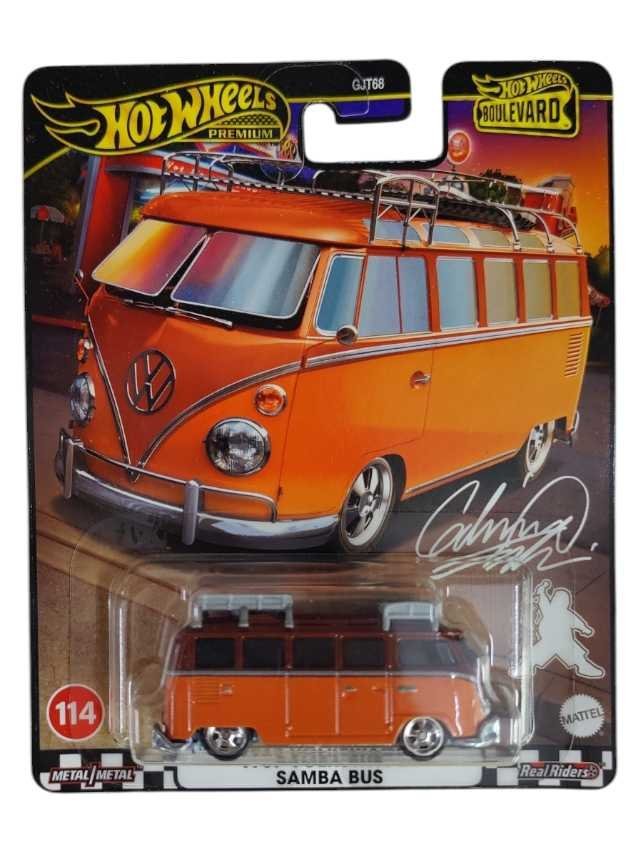 HotWheels 1967 Volkswagen Samba Bus imported Premium 1:64 Scale