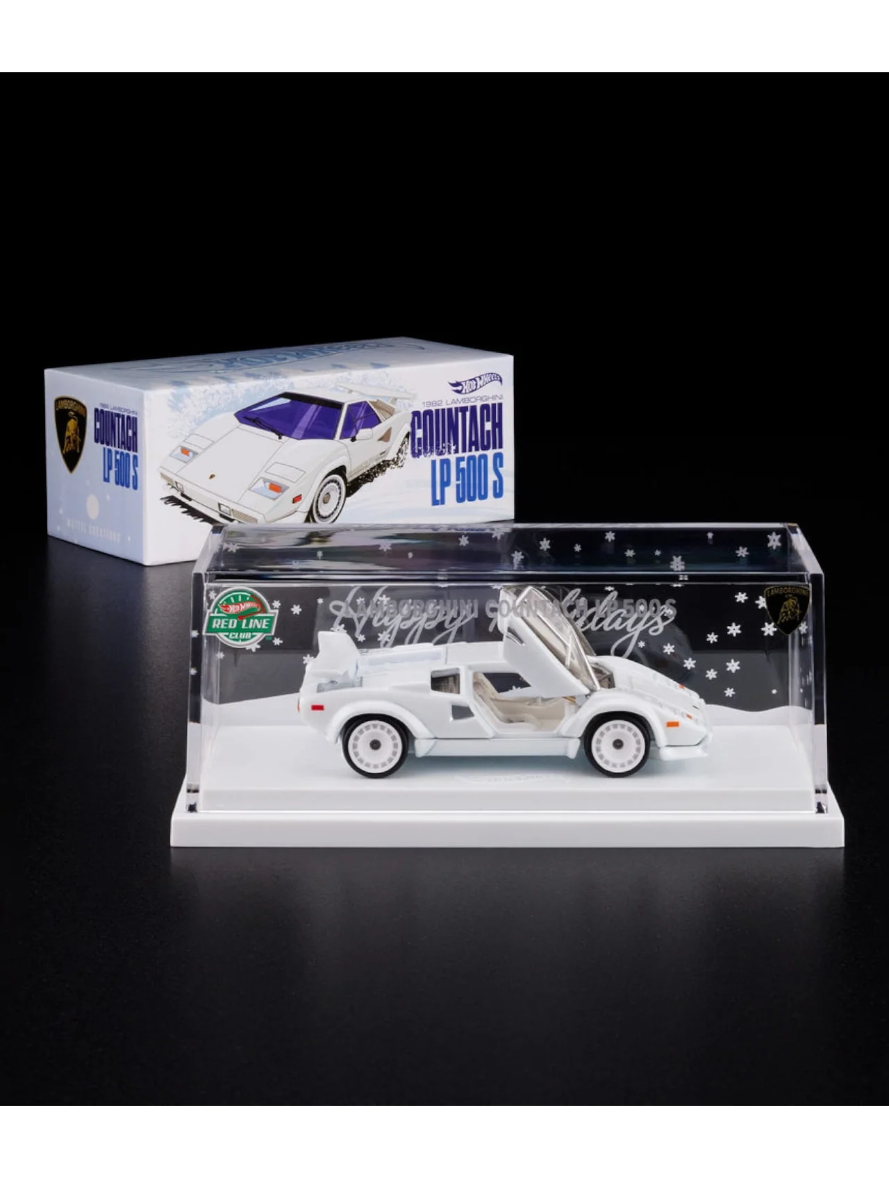 HotWheels 1982 Lamborghini Countach LP 500 S RLC 1:64 Scale jcp25-9893 - Image 2