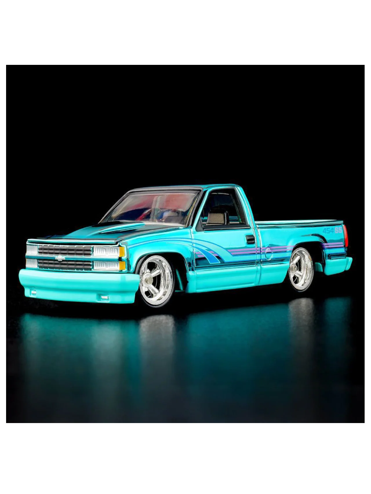 HotWheels 1990 Chevy 454 RLC 1:64 Scale (With Protector) - Image 3