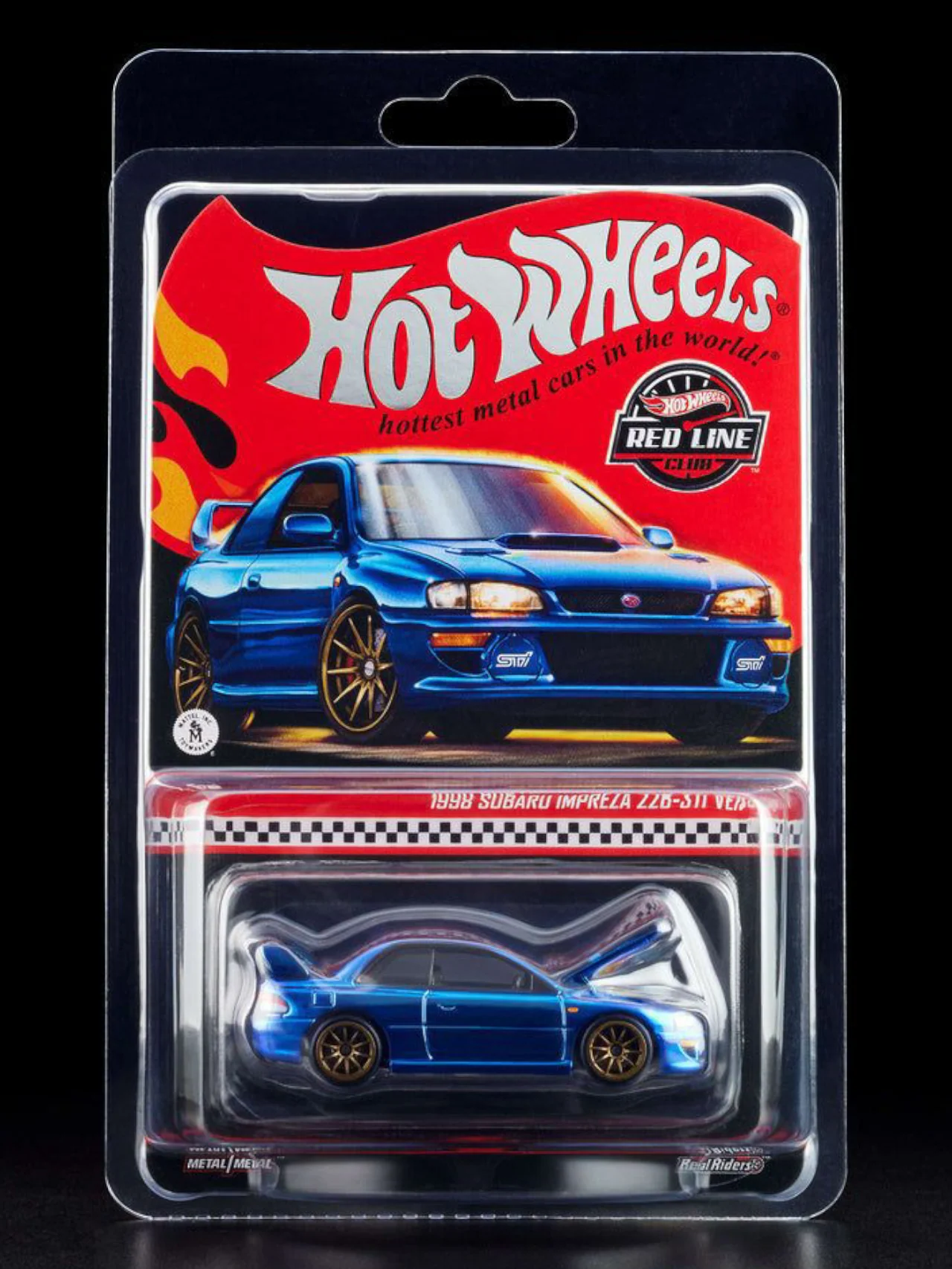 HotWheels 1998 Subaru Impreza 22B-STi Version 1:64 Scale RLC (With Protector) - Image 2