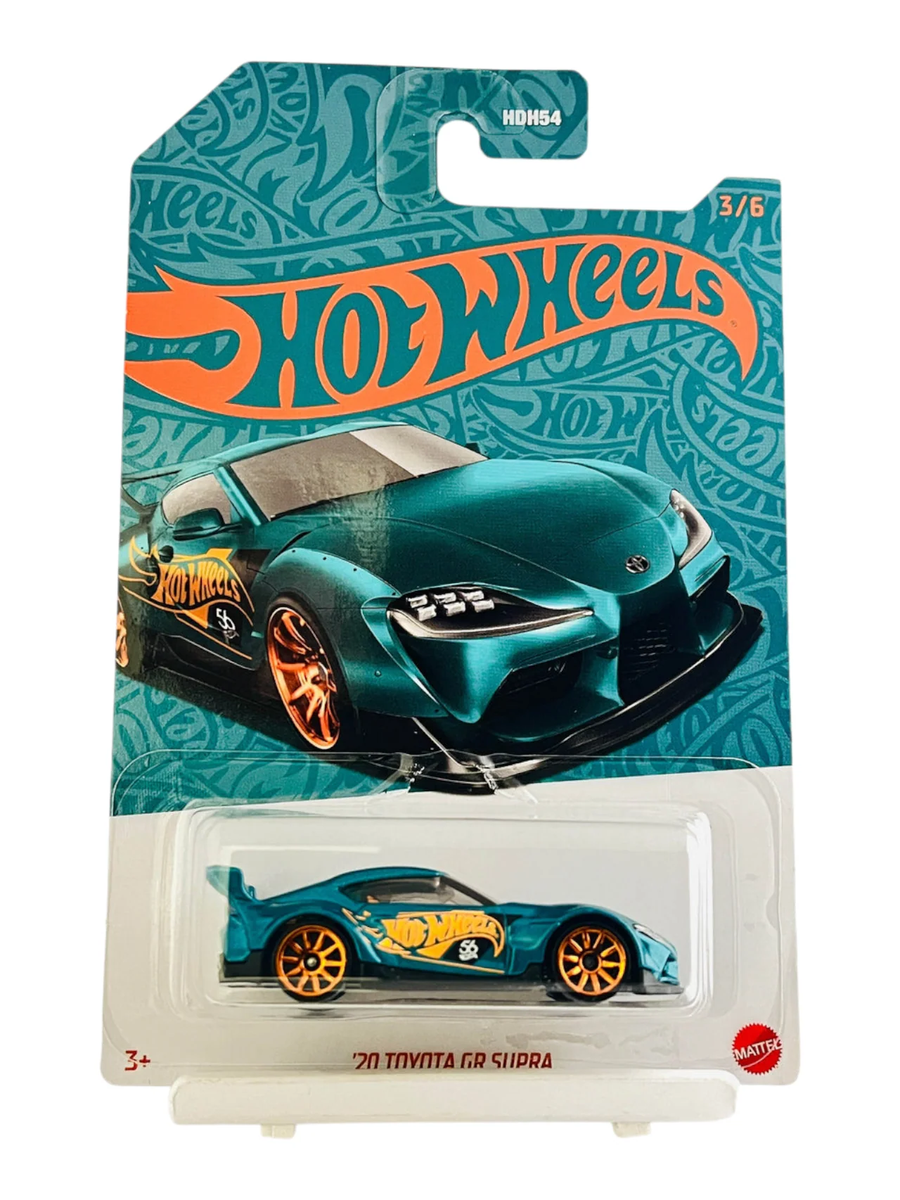 HotWheels 20 Toyota Gr Supra Imported card art mainline 1:64 Scale