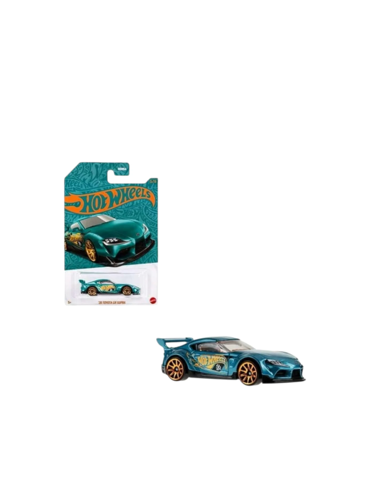 HotWheels 20 Toyota Gr Supra Imported card art mainline 1:64 Scale - Image 2