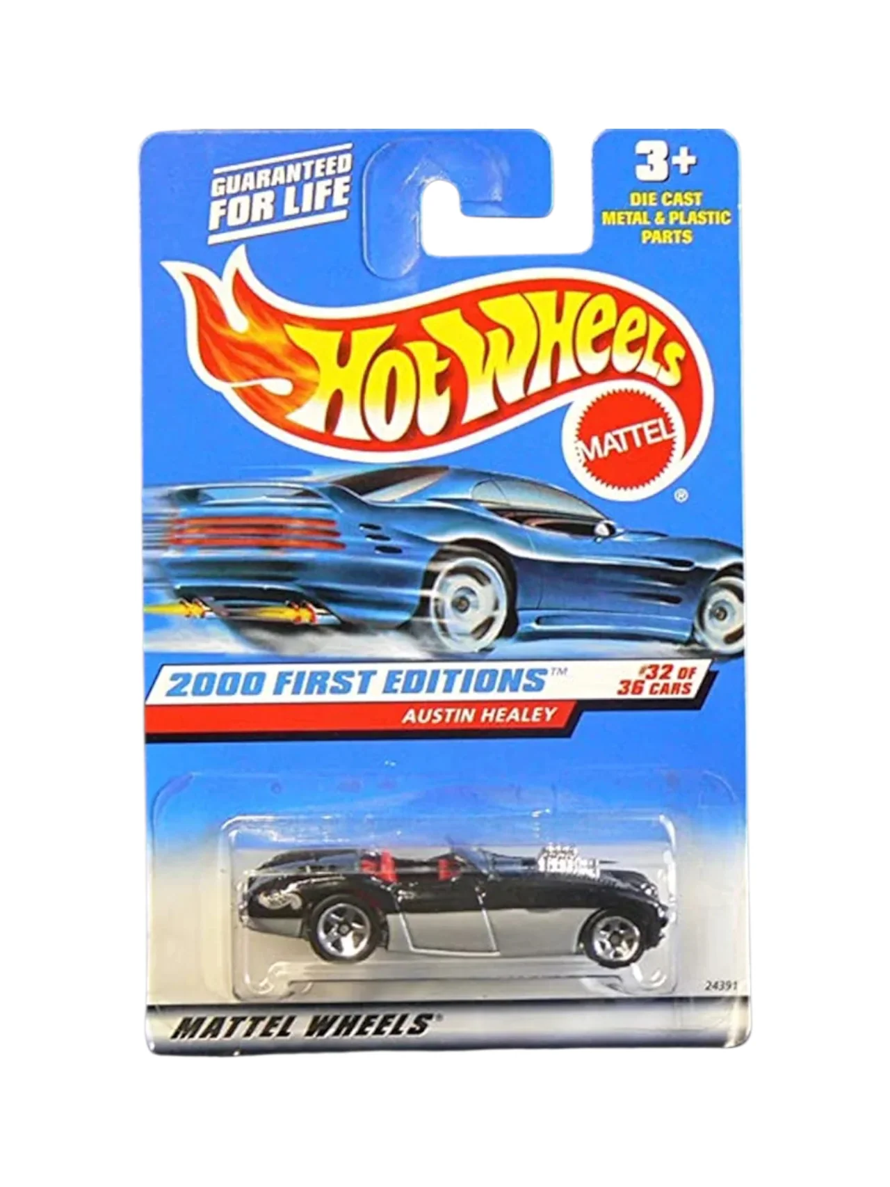 Hotwheels 2000 First Edition austin Healey Imported Mainline 1:64 Scale