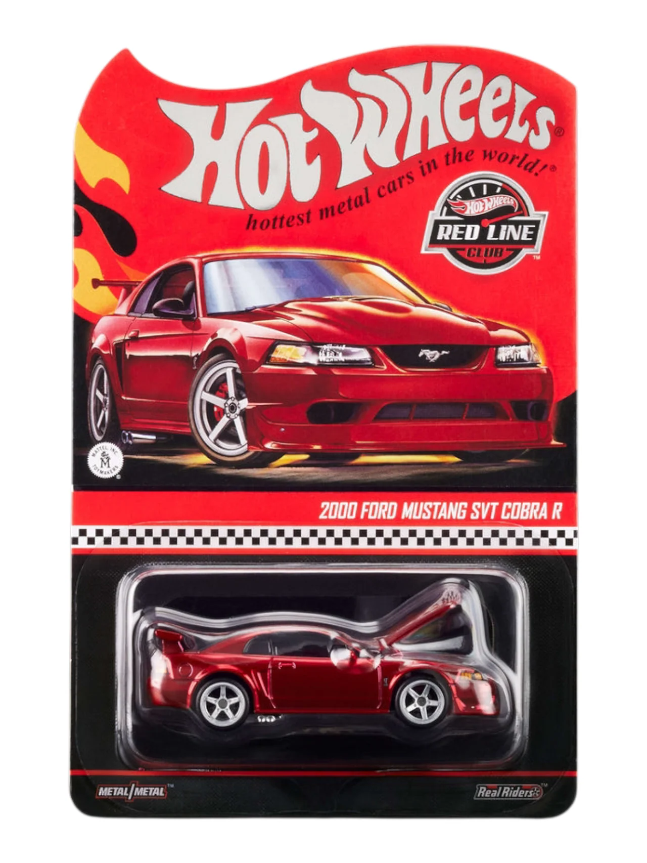 HotWheels 2000 Ford Mustang SVT Cobra R RLC 1:64 Scale (With Protector)JCP10-9893
