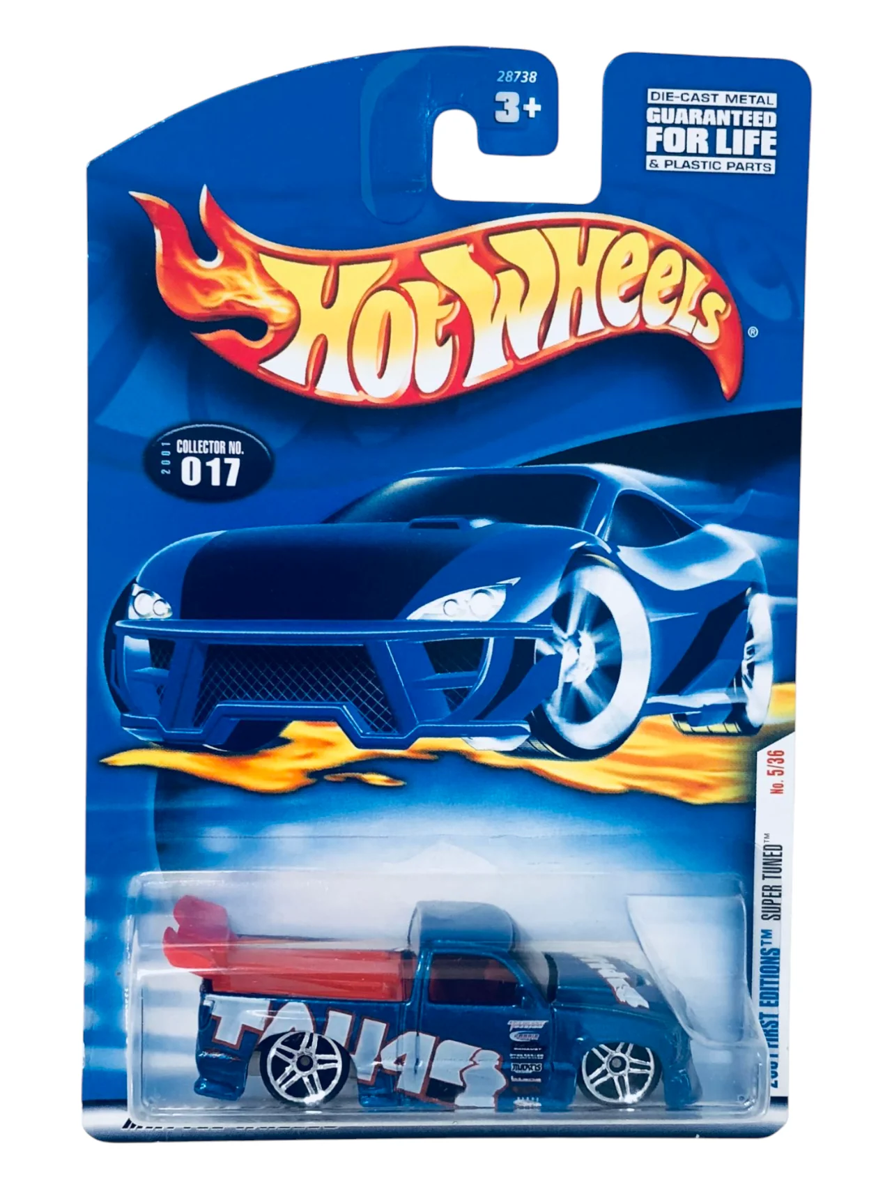 HotWheels 2001 First Editions Super Tuned Collector No-017 Imported Mainline 1:64 Scale