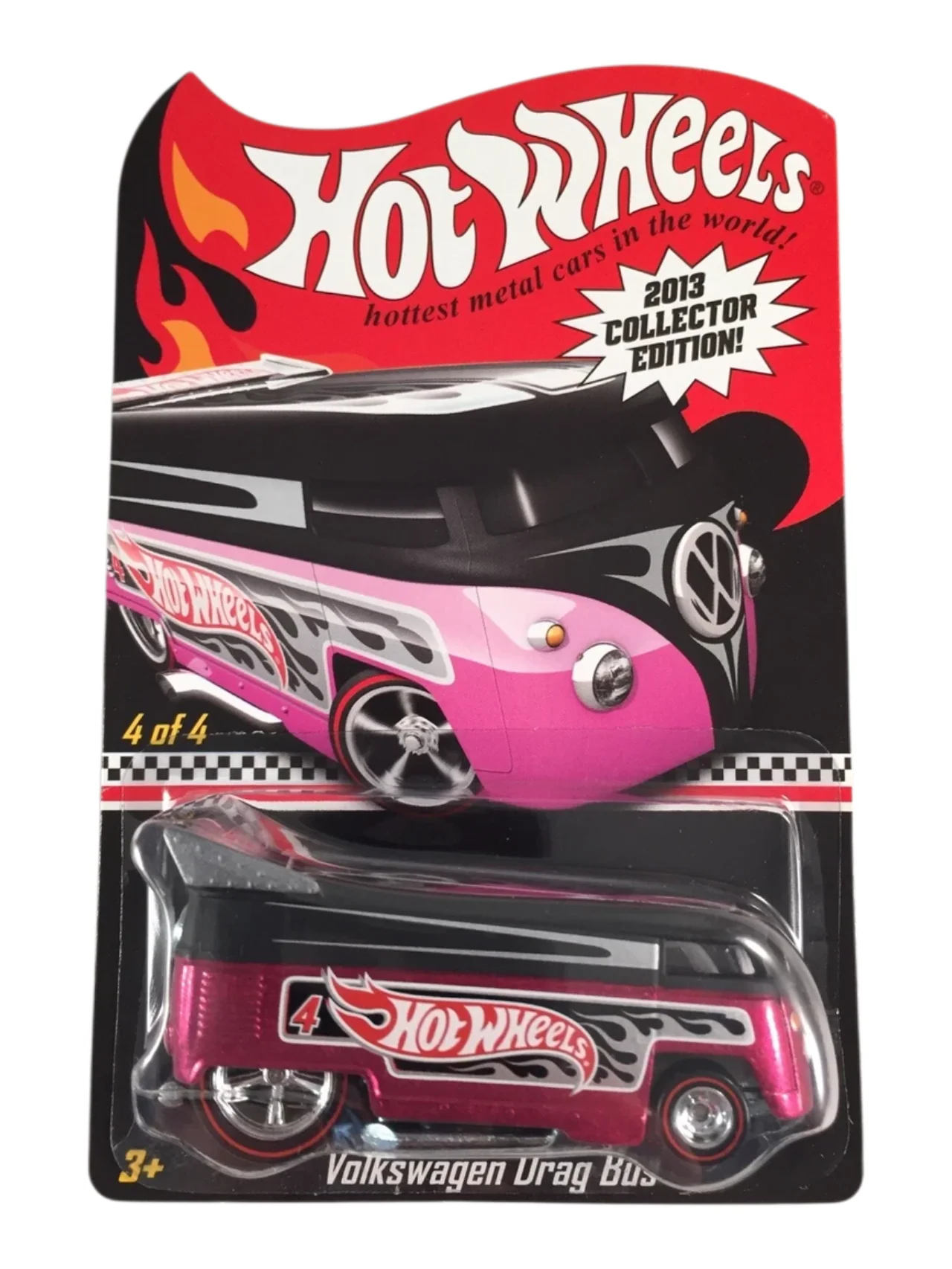 HotWheels 2013 Volkswagen Drag Bus RLC Imported 1:64 Scale ( With Protector ) - Image 2