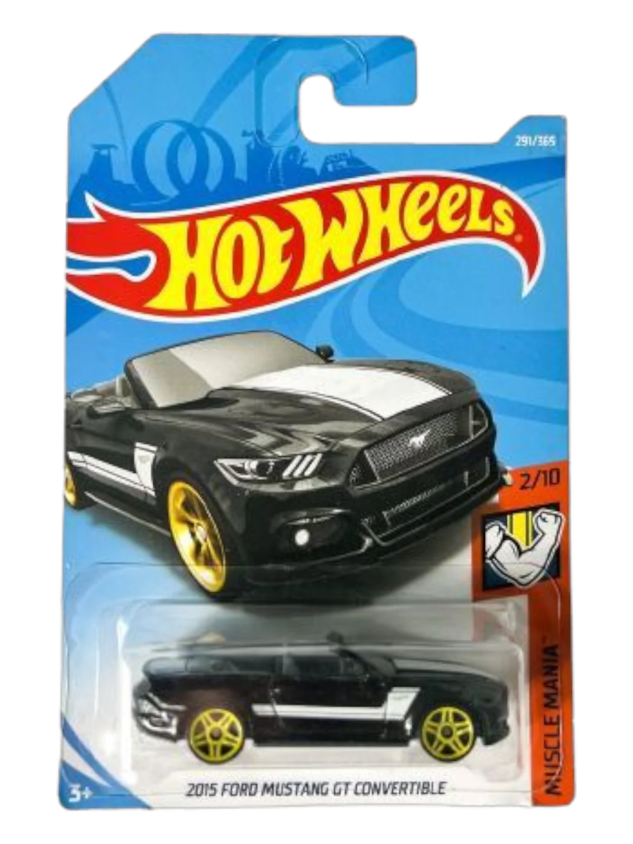 HotWheels 2015 Ford Mustang GT Convertible Imported Mainline 1:64 Scale FKB04-D7C3