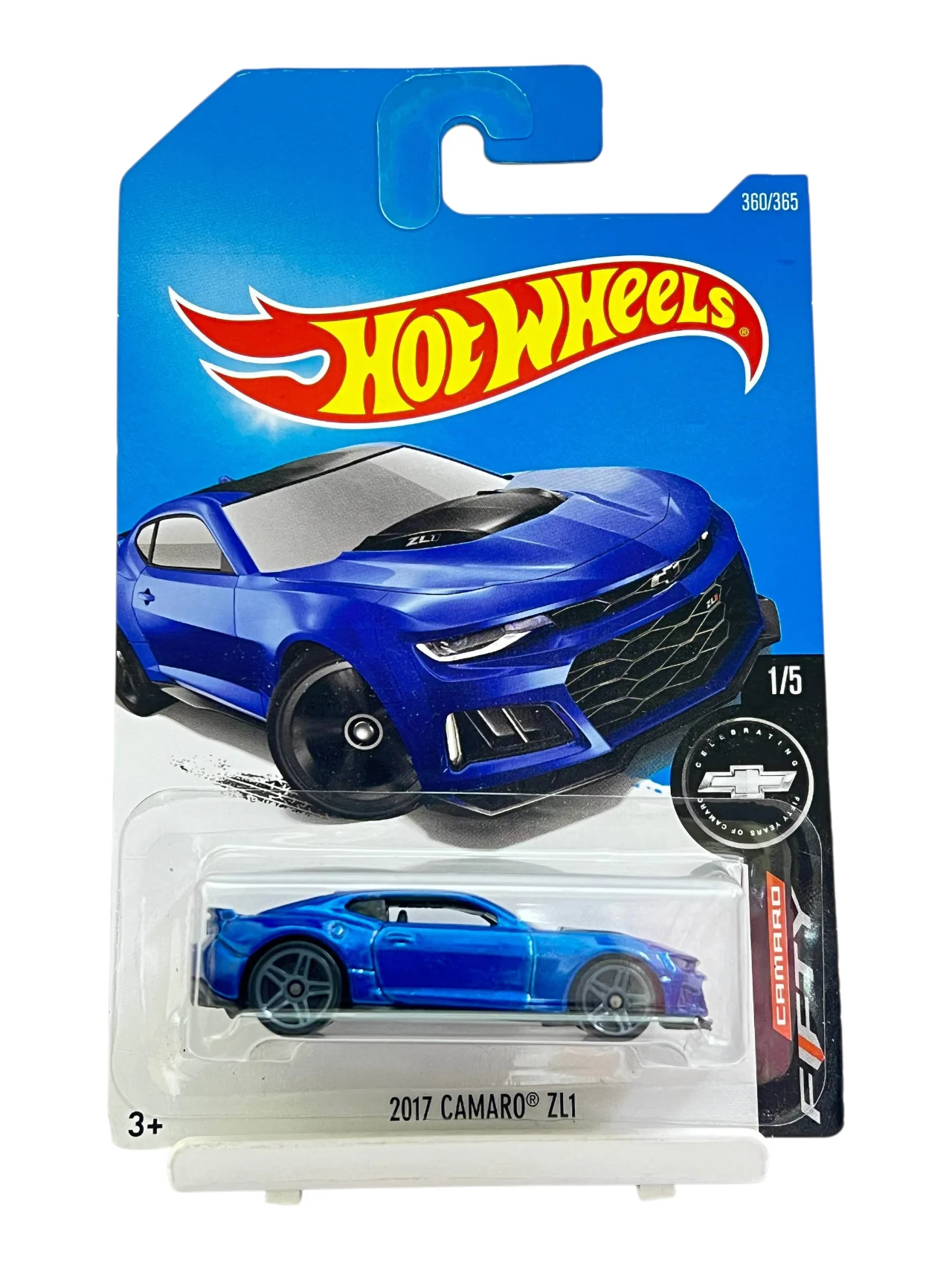 HotWheels 2017 Camaro ZL1 Imported Mainline 1:64 Scale - Image 2