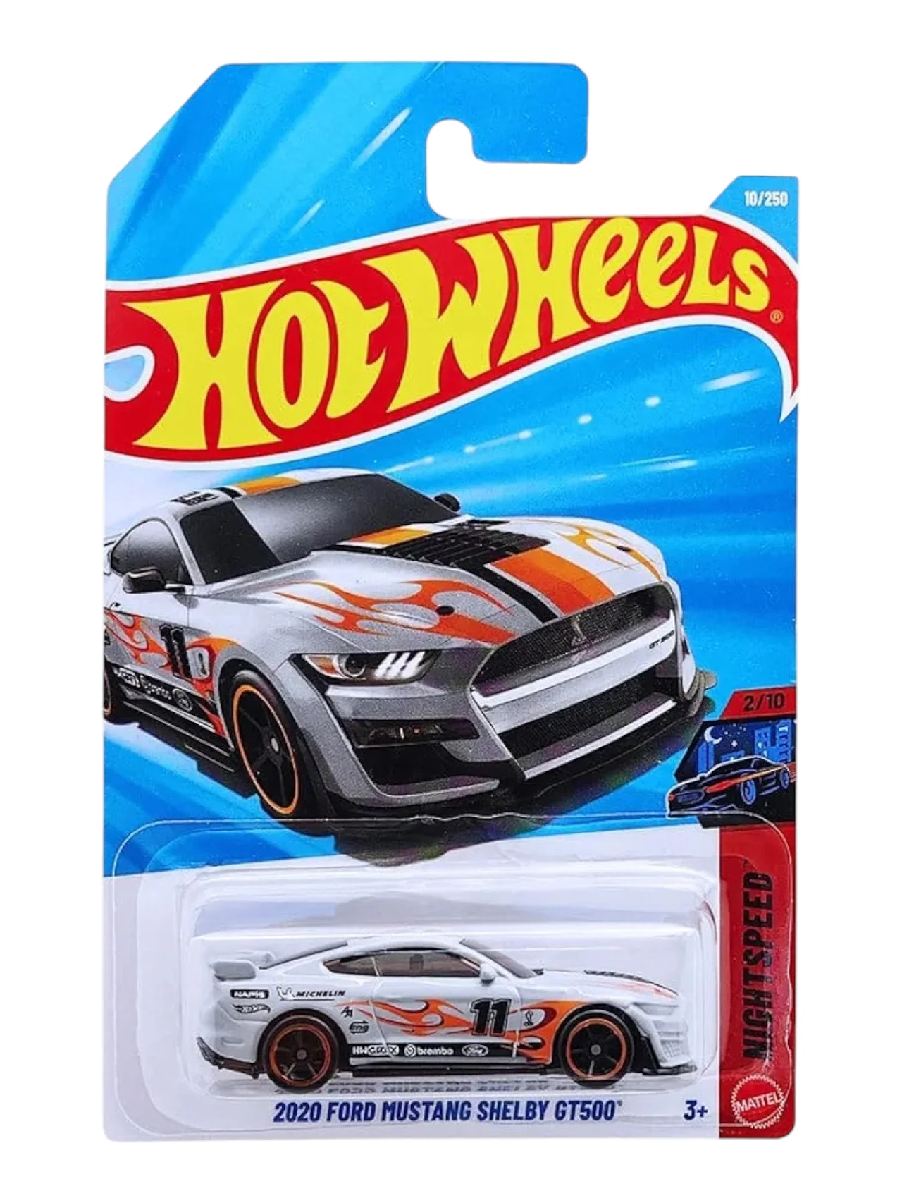 Hotwheels 2020 ford mustang shelby gt500 imported mainline 1:64 Scale