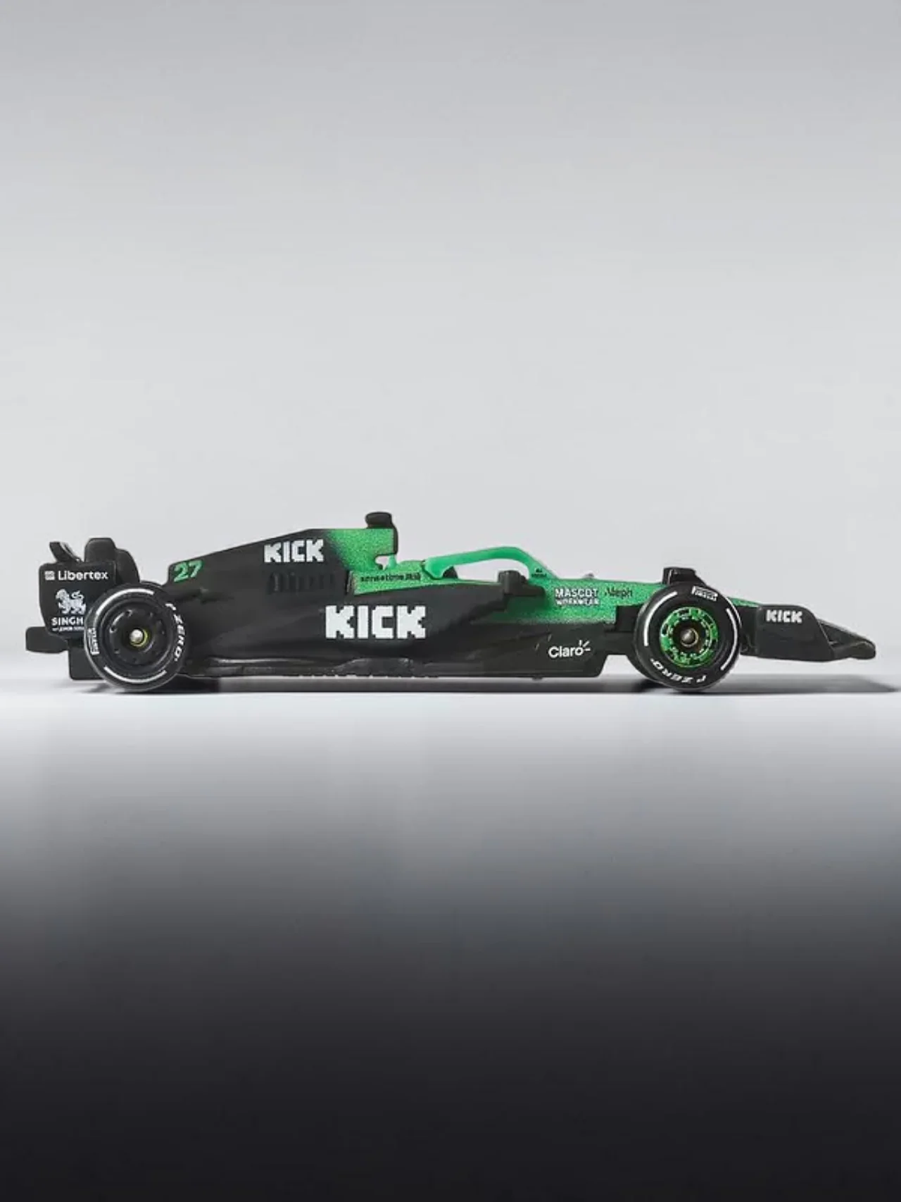 HotWheels 2025 Kick Sauber F1 Team Imported premium 1:64 Scale No.27 - Image 4