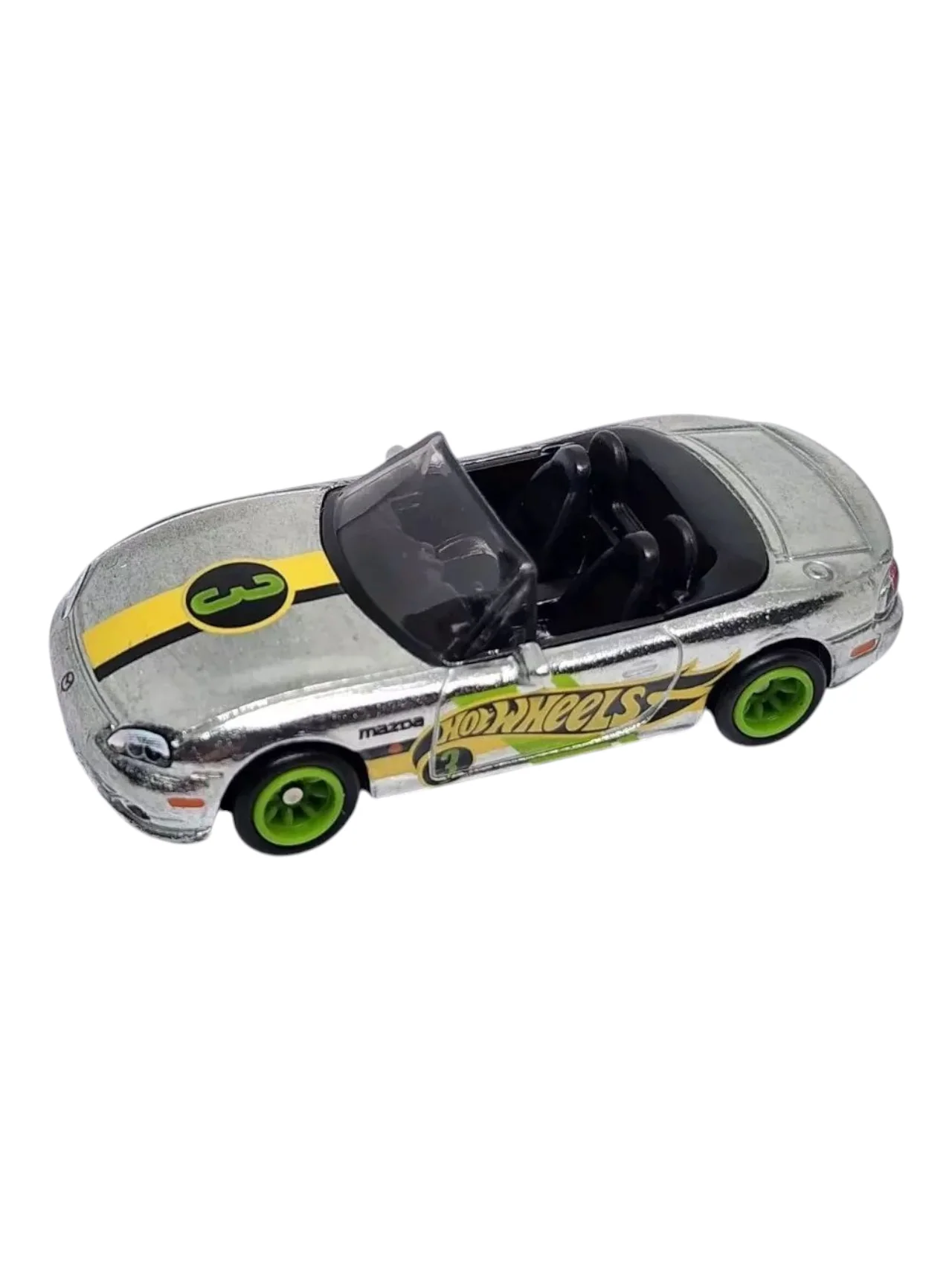HotWheels 2025 Zamac Edition 2004 Mazda Mazdaspeed Miata imported premium 1:64 Scale (With Protector) - Image 4