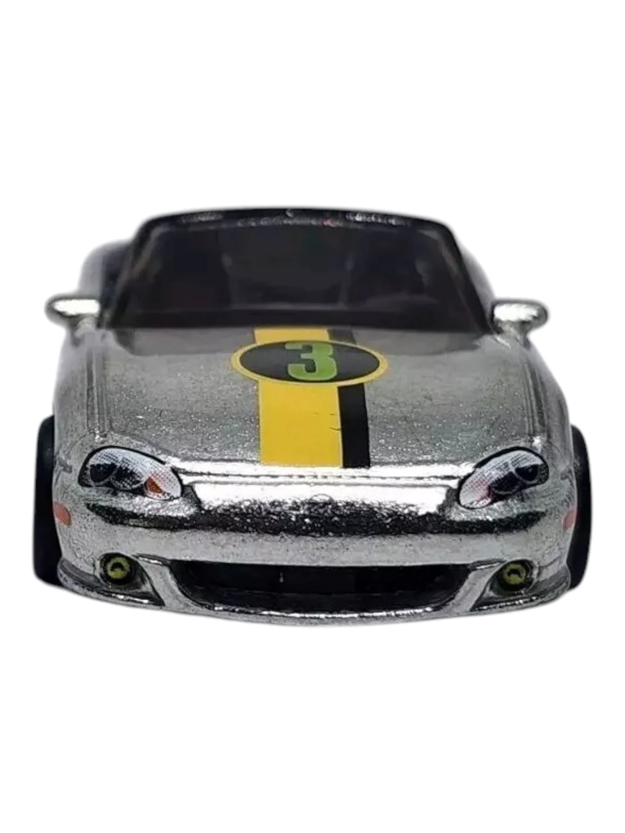 HotWheels 2025 Zamac Edition 2004 Mazda Mazdaspeed Miata imported premium 1:64 Scale (With Protector) - Image 5
