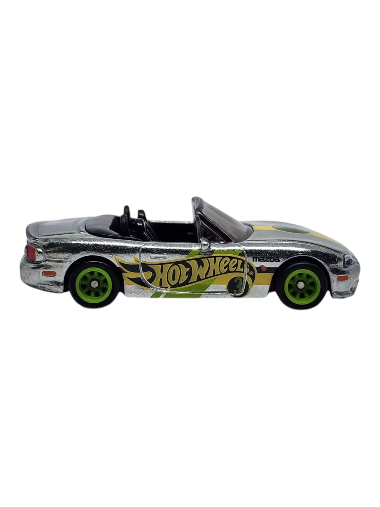 HotWheels 2025 Zamac Edition 2004 Mazda Mazdaspeed Miata imported premium 1:64 Scale (With Protector) - Image 6