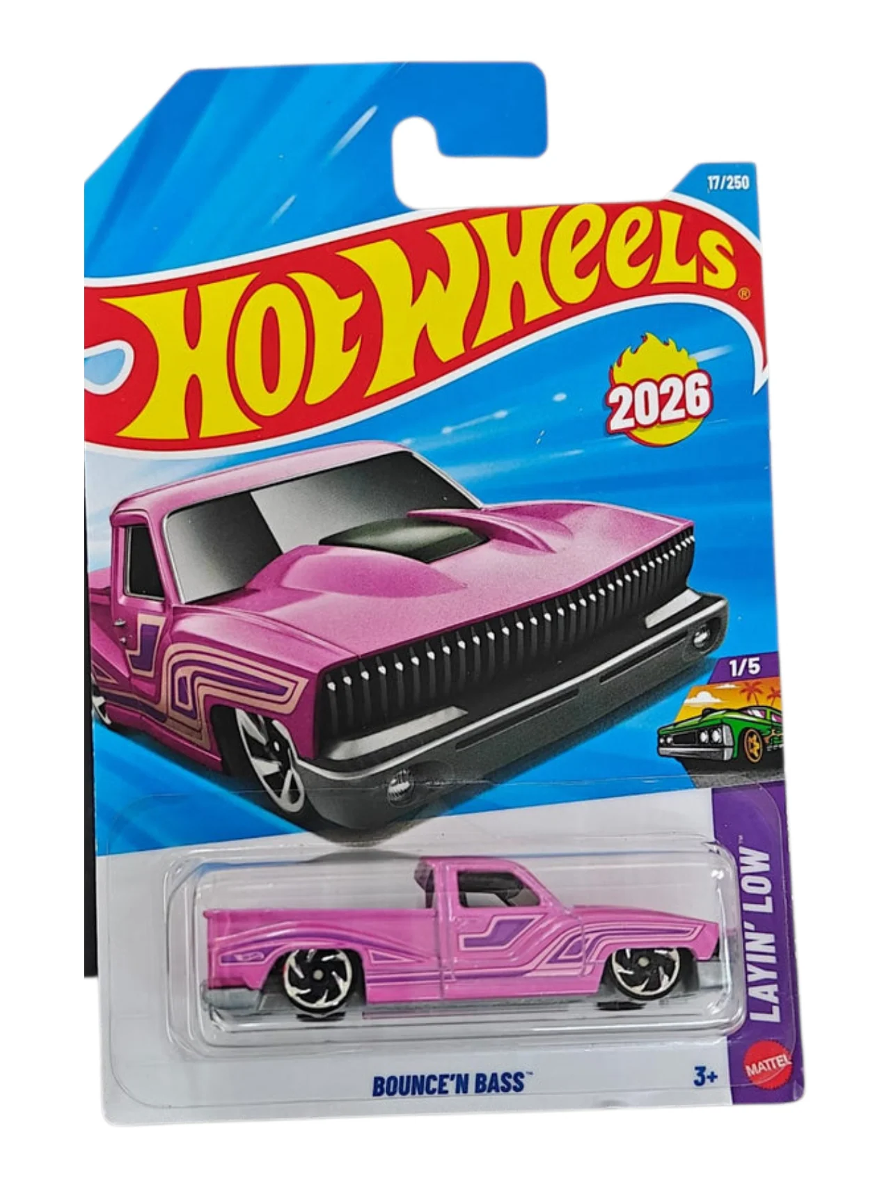 HotWheels 2026 Bounce'n Bass Imported Mainline 1:64 Scale