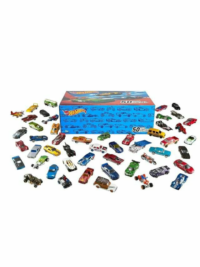 hotwheels 50 Car Box(Includes 50 short cards) - Image 2