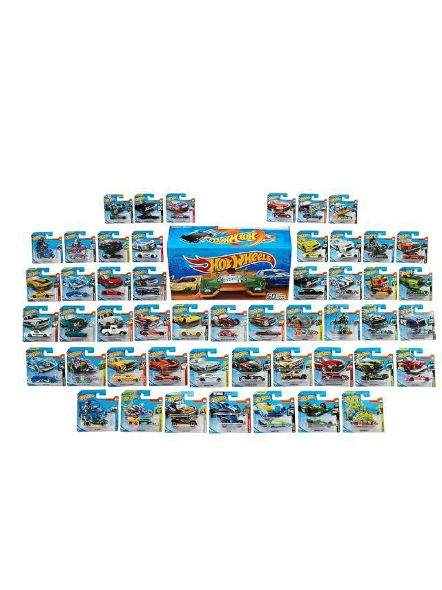 hotwheels 50 Car Box(Includes 50 short cards) - Image 3
