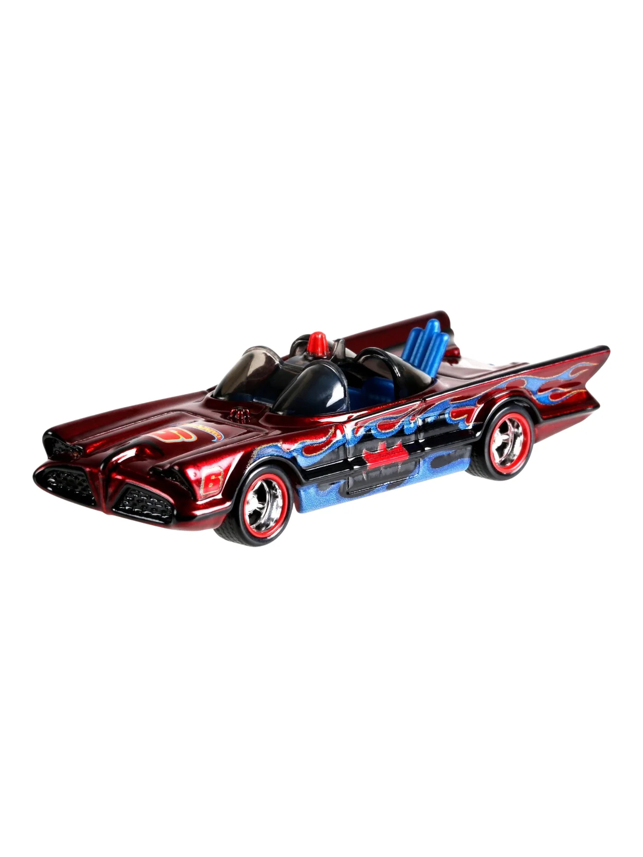 HotWheels 50th Anniversary 2018 Collector Edition TV Series Batmobile 1:64 Scale (With Protector) - Image 2