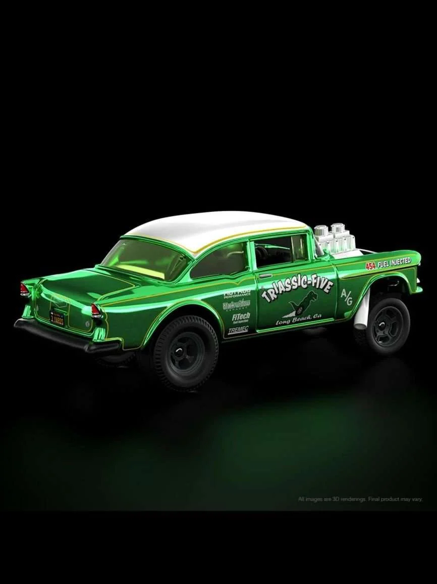 Hotwheels 55 Chevy Bel Air Gasser - Image 6