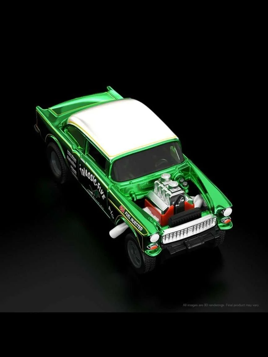 Hotwheels 55 Chevy Bel Air Gasser - Image 7