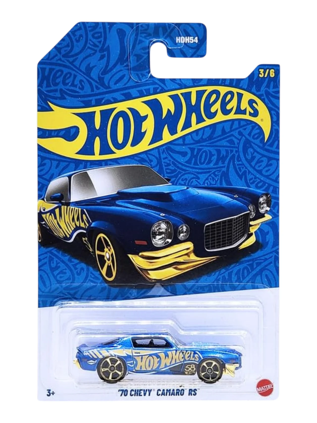 HotWheels 58th Anniversary "Pearl & Chrome"Card Art Mainline (Set of 5) 1:64 Scale - Image 5