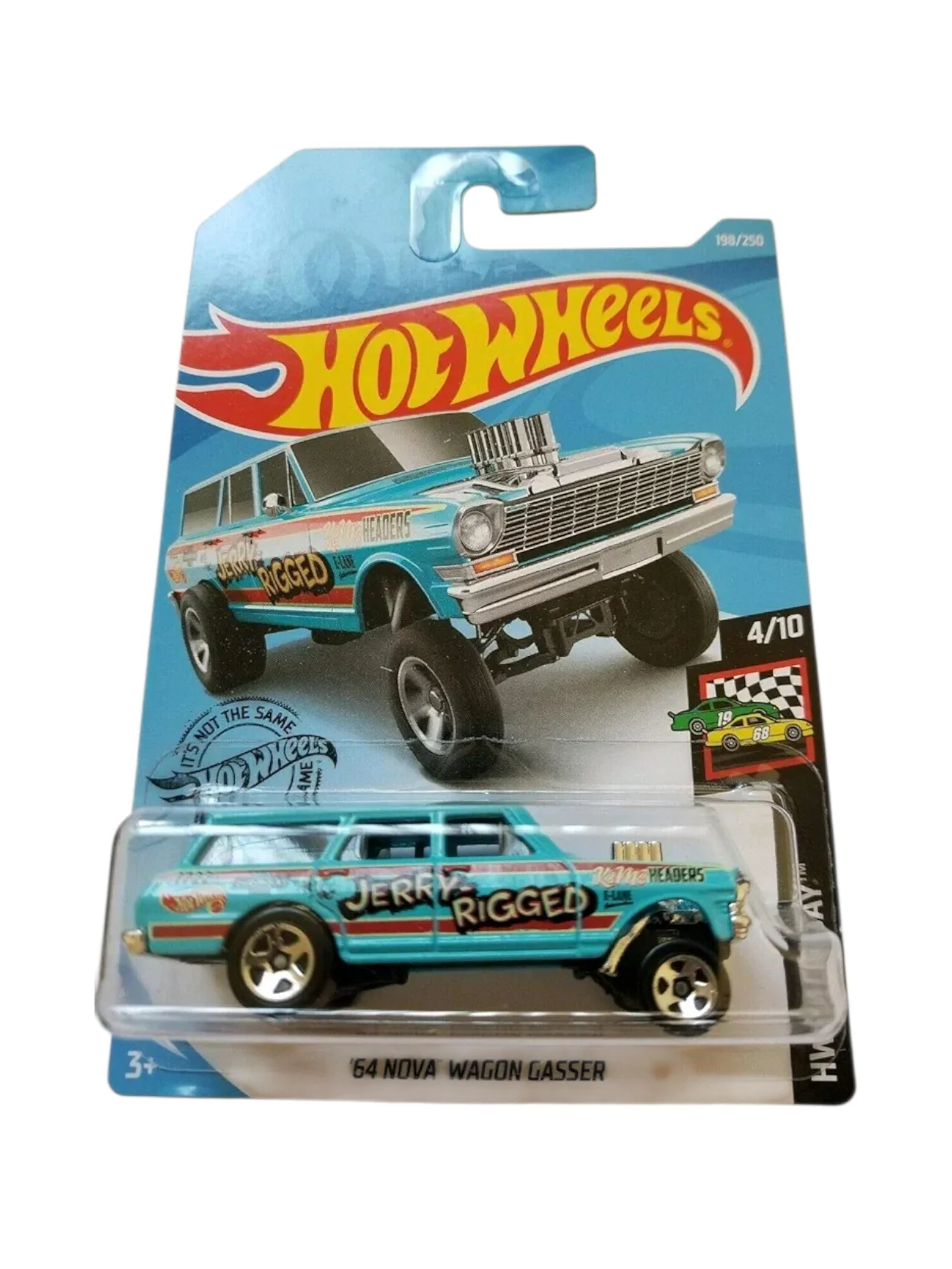 Hotwheels 64 nova wagon gasser Imported Mainline 1:64 Scale FYB75-D7C3