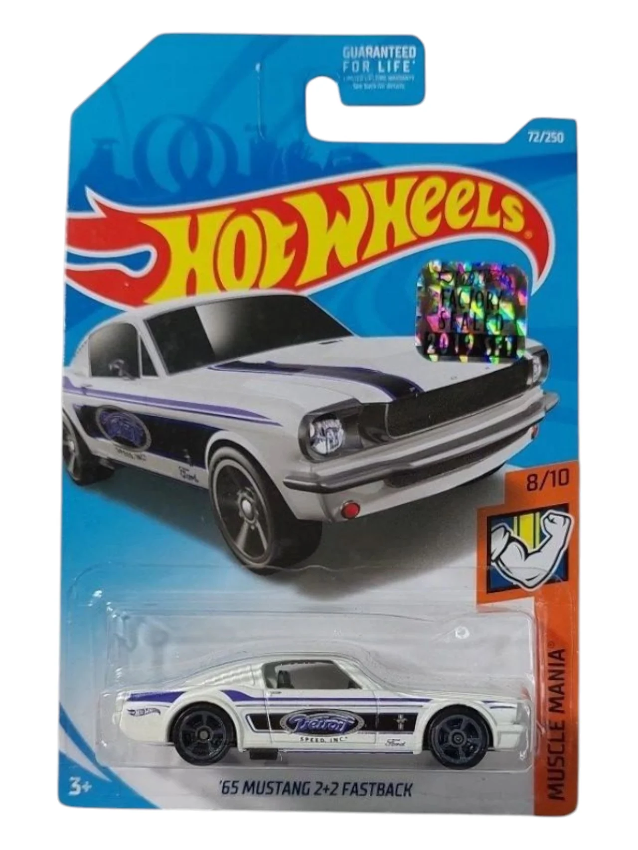 HotWheels 65 Mustang 2+2 Fastback Imported Mainline 1:64 Scale FYD08-D7C3
