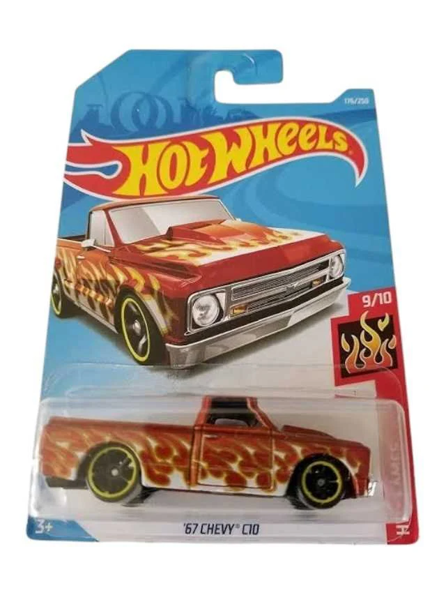 Hotwheels 67 Chevy C10 Imported Mainline 1:64 Scale