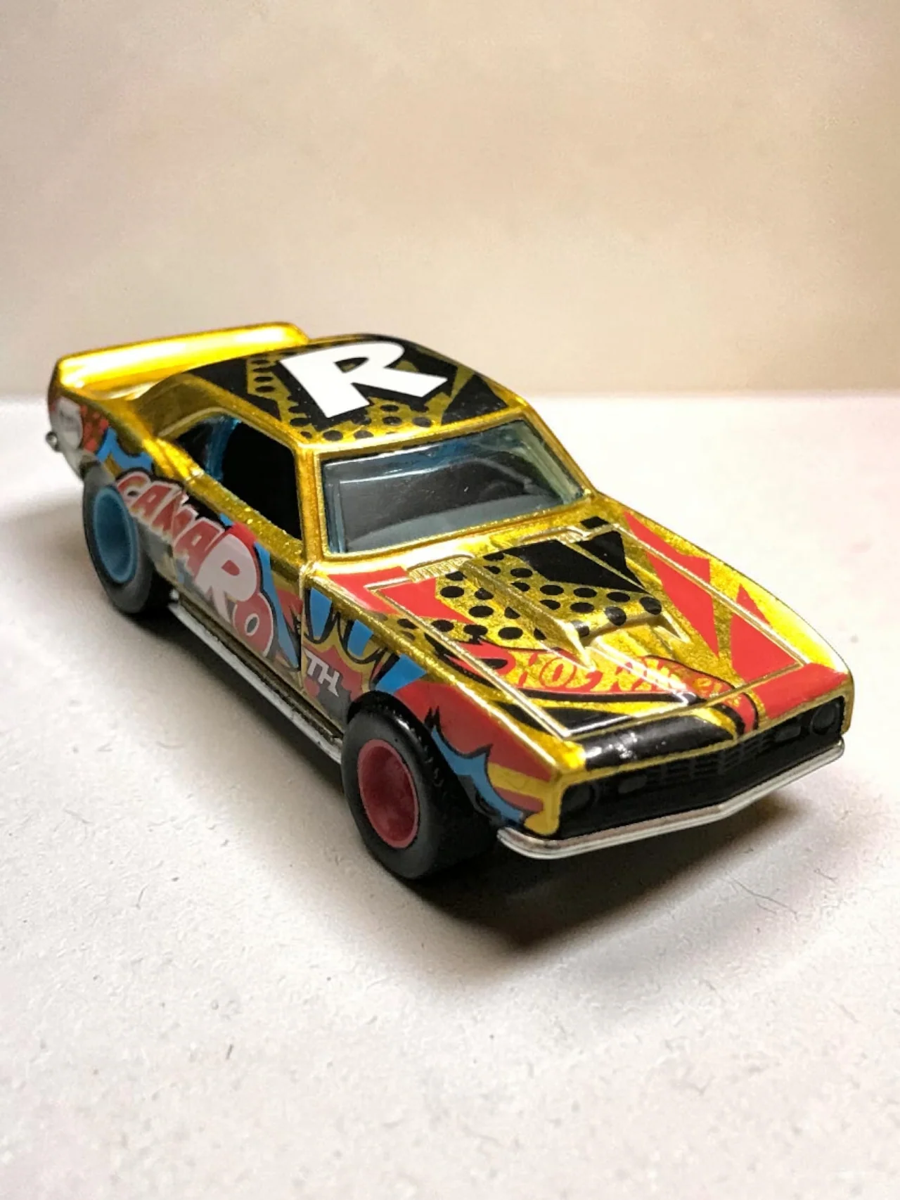 HotWheels '68 COPO CAMARO' Imported Mainline 1:64 Scale Super Treasure Hunt (With protector) - Image 3